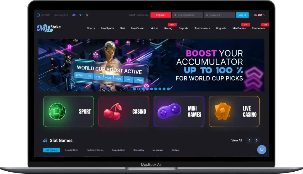 Mystake - casino zonder Cruks